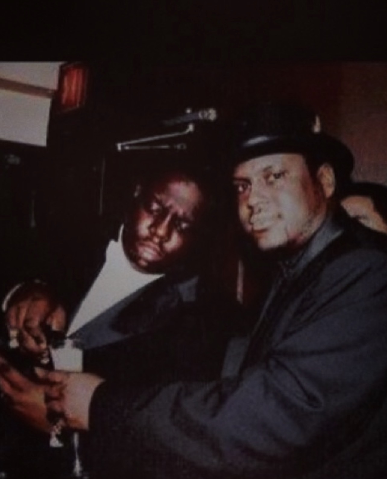 Don Pooh with The Notorious B.I.G. in the 1990s